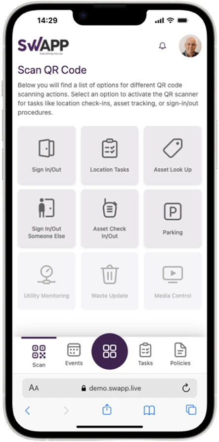 Instant Digital Sign In/Out screenshot